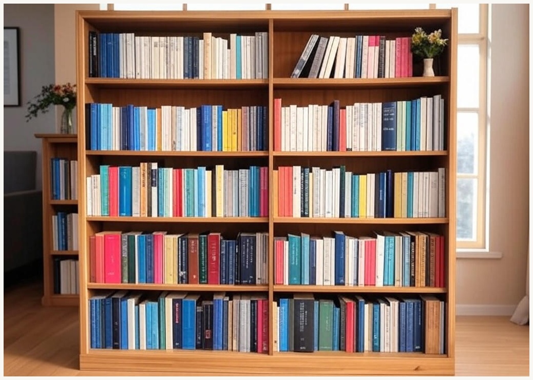 FONOW 선반 간이 책상 책장 수납 선반 층별 책상 수납 선반 - 이미지 1