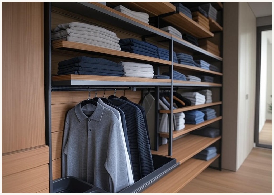 ZOZOFO 옷장 레이어드 칸막이 신축성 있는 장 칸막이 선반 찬장 밑 싱크대 레이어드 정리 선반 수납 신기 길이 조절 가능한 신발걸이