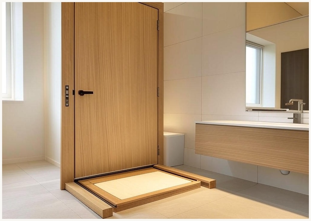 두진 바스 일체형 욕실 슬라이드장 DJ 1200 방문설치, 메이플, 1개