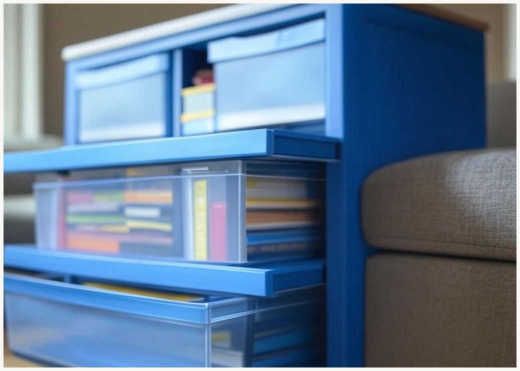 로아 이동식 수납정리함 플라스틱 서랍장 틈새 트롤리 3단 4단 5단 - 이미지 1