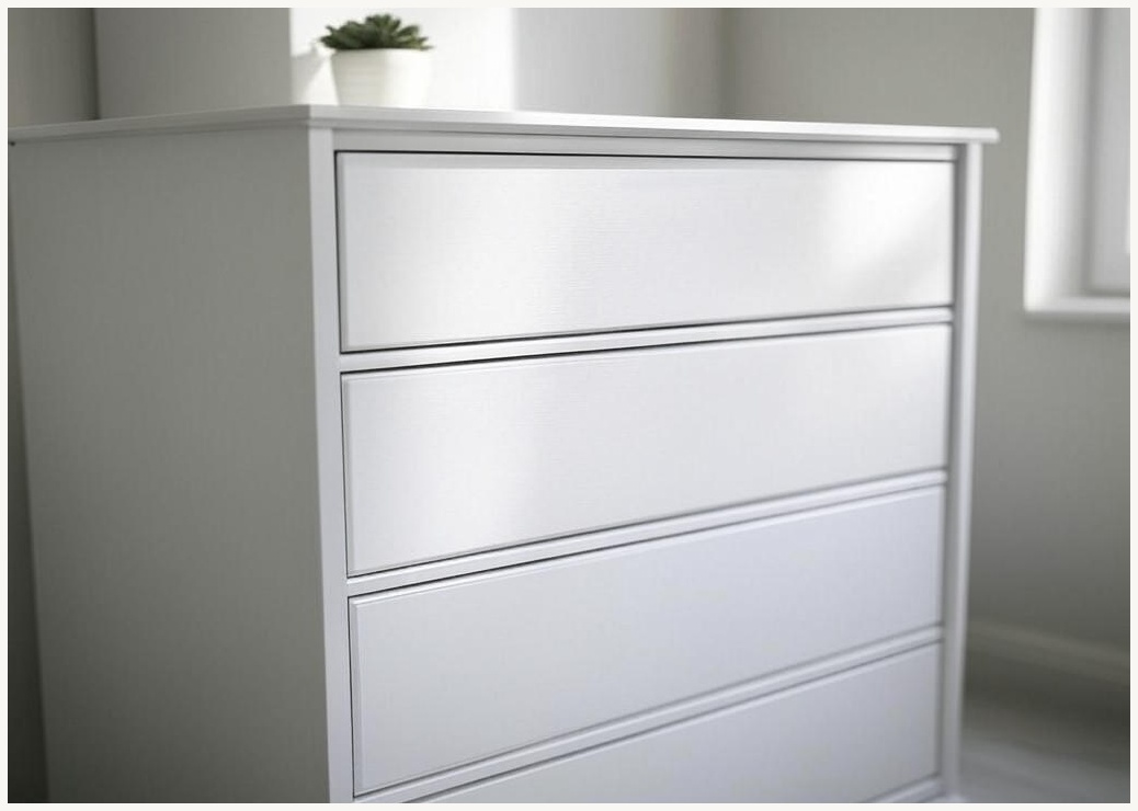 아이리스 S 화이트 슬림 3단 서랍장