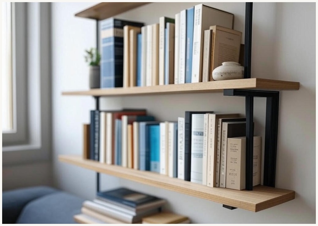 아이위크 코너 벽선반 모서리 벽부착 다용도 책 소품