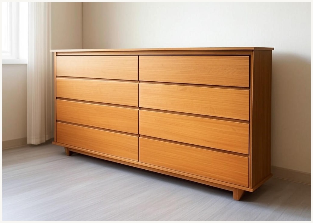코멧 국내생산 폭 넓은 모던 서랍장 - 이미지 1