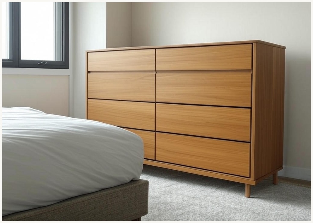코멧 국내생산 폭 넓은 모던 서랍장 - 이미지 1